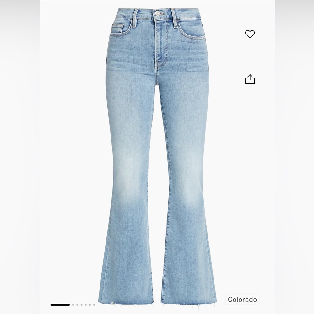 Frame flared jeans